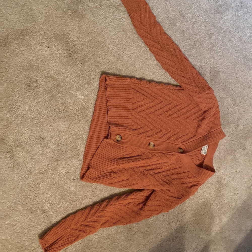 Orange sweater